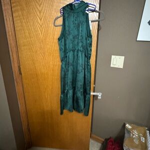 Maurices green and black dress large NWT
